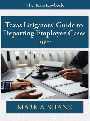 cover image of Texas Litigators' Guide to Departing Employee Cases